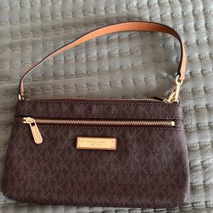 Michael Kors Dark Brown Wristlet